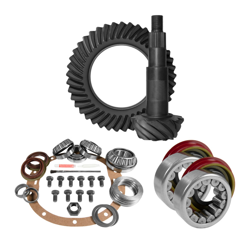 Yukon 8.6in GM 4.11 Rear Ring & Pinion Install Kit Axle Bearings and Seal Differential Install Kits Yukon Gear & Axle