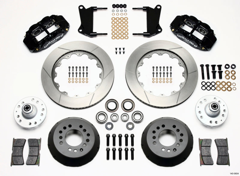 Wilwood Narrow Superlite 6R Front Hub Kit 14.00in 67-69 Camaro 64-72 Nova Chevelle Big Brake Kits Wilwood