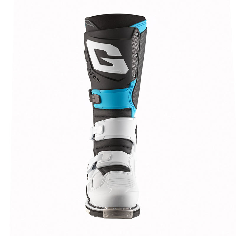Gaerne SG22 Limited Edition Boot White/Black/Light Blue Size - 10 Motorcycle Boots Gaerne