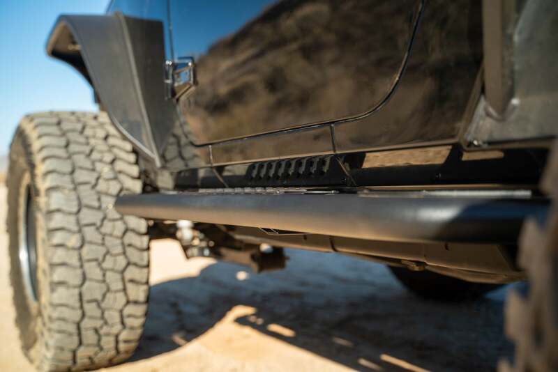 DV8 Offroad 07-18 Jeep Wrangler JK 2 Door Body/Pinch Weld Mounted Side Steps Side Steps DV8 Offroad