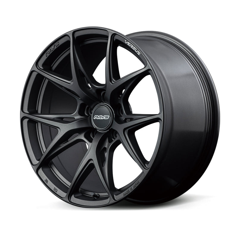 Versus VV21S 20X8.5 +45 5x114.3 Matte Super Dark Gunmetal Wheels - Cast Versus