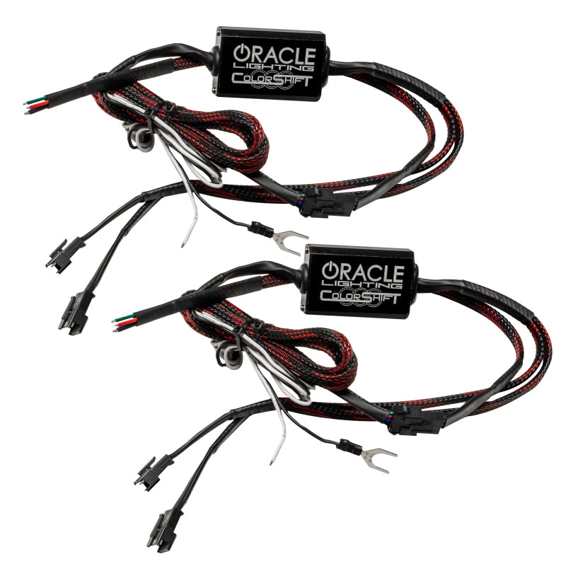 Oracle Chevrolet Silverado 03-06 Square Halo Kit - ColorSHIFT w/ 2.0 Controller Headlights ORACLE Lighting