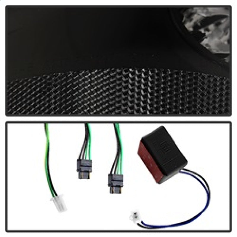 xTune Mc Yukon/Yukon Denali 07-14 LED Tail Lights Black Smoked ALT-JH-CSUB07-LED-G2-BSM Tail Lights SPYDER