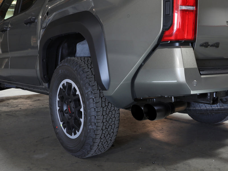 aFe 2024 Toyota Tacoma L4 2.4L Vulcan Series 2.5-3in 304 SS Steel Cat-Back Exhaust w/Black Tips Catback aFe