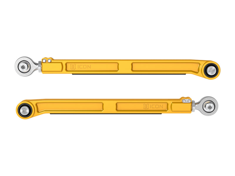 ICON 24-26 Toyota LC250 / GX550 / 25-26 4Runner Billet Rear Lower Link Kit - Gold Anodizing Suspension Arms & Components ICON