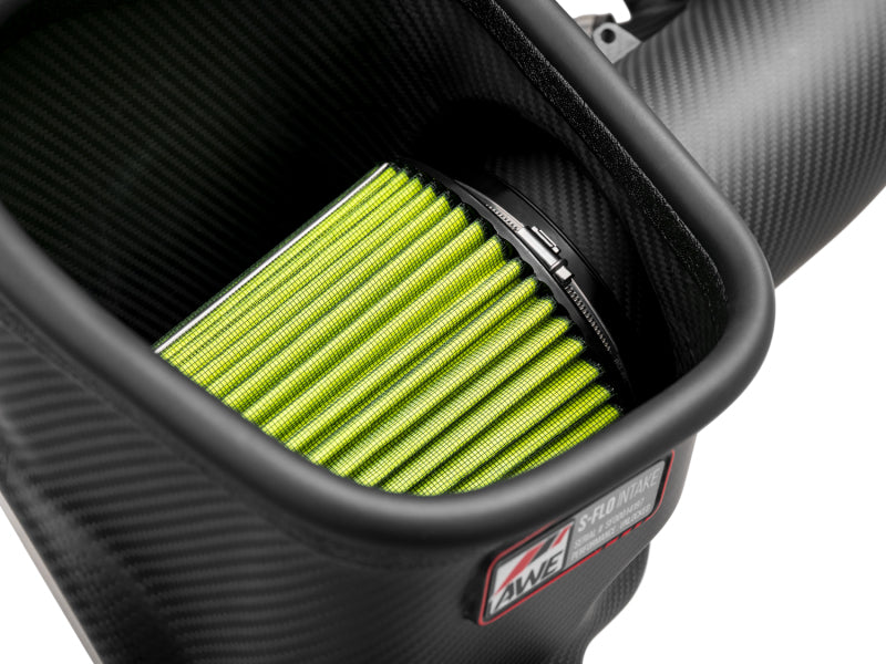 AWE Tuning 24-26 Ford S650 Mustang GT/Dark Horse S-FLO Carbon Intake Cold Air Intakes AWE Tuning