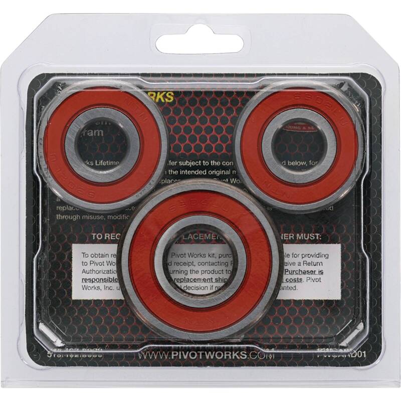 Pivot Works Suzuki Wheel Bearing Kit Premium Bearings Control Arms Pivot Works