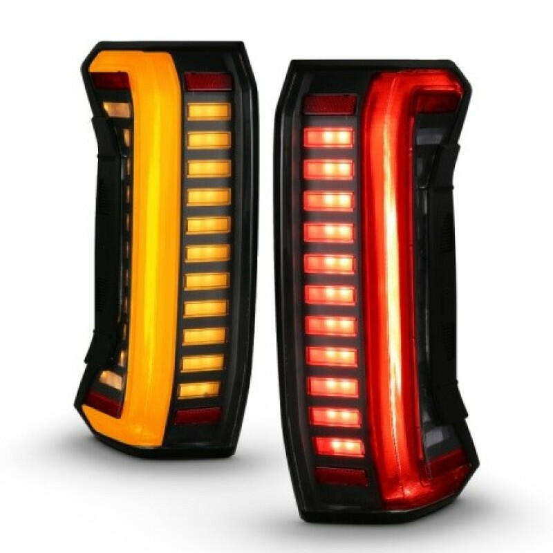ANZO 22-24 Toyota Tundra (Does Not Fit LED Seq. Models) Z-Series Full LED Tail Lights - Pair Tail Lights ANZO