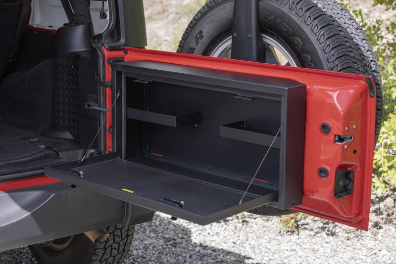 Tuffy Jeep Wrangler Tailgate Lockbox W/Keyed Lock Cargo Boxes & Bags Tuffy Products