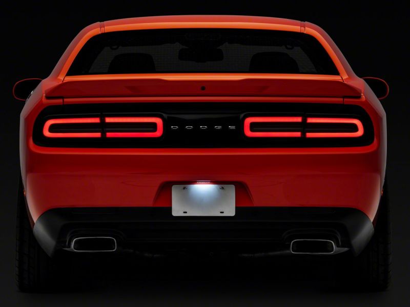 Raxiom 15-23 Dodge Challenger Axial Series LED License Plate Lamps Bulbs Raxiom