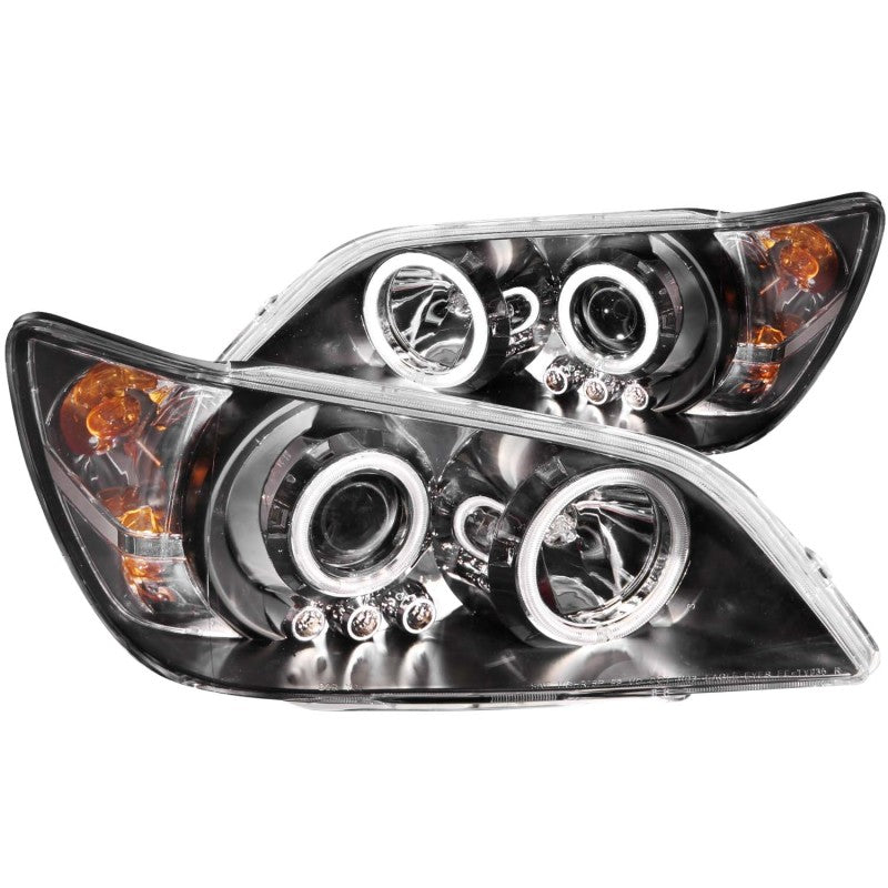 ANZO 2001-2005 Lexus Is300 Projector Headlights w/ Halo Black Headlights ANZO
