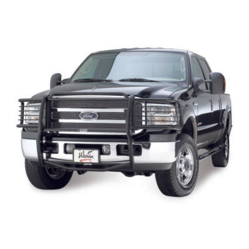 Westin 2005-2007 Ford F-250/350/450/550HD Super Duty Sportsman Grille Guard - Black Grille Guards Westin
