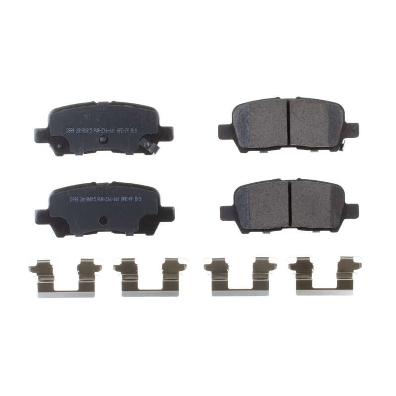 Power Stop 05-09 Buick Allure Rear Z17 Evolution Ceramic Brake Pads w/Hardware Brake Pads - OE PowerStop