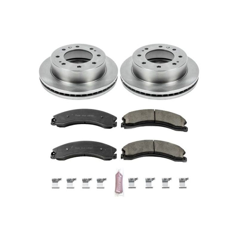Power Stop 12-19 GMC Sierra 3500 HD Front Autospecialty Brake Kit Brake Rotors - OE PowerStop