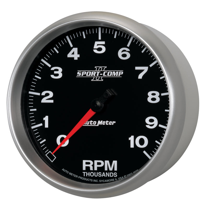 Autometer Sport-Comp II 5 inch 0-10000 RPM In Dash Tachometer Gauges AutoMeter