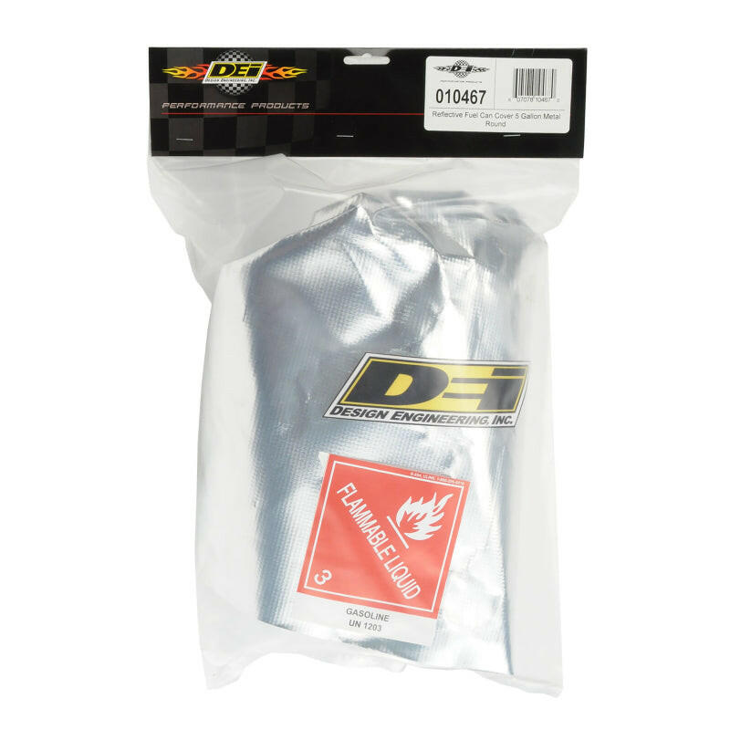 DEI Reflective Fuel Can Cover 5 Gallon Metal - Round Heat Shields DEI