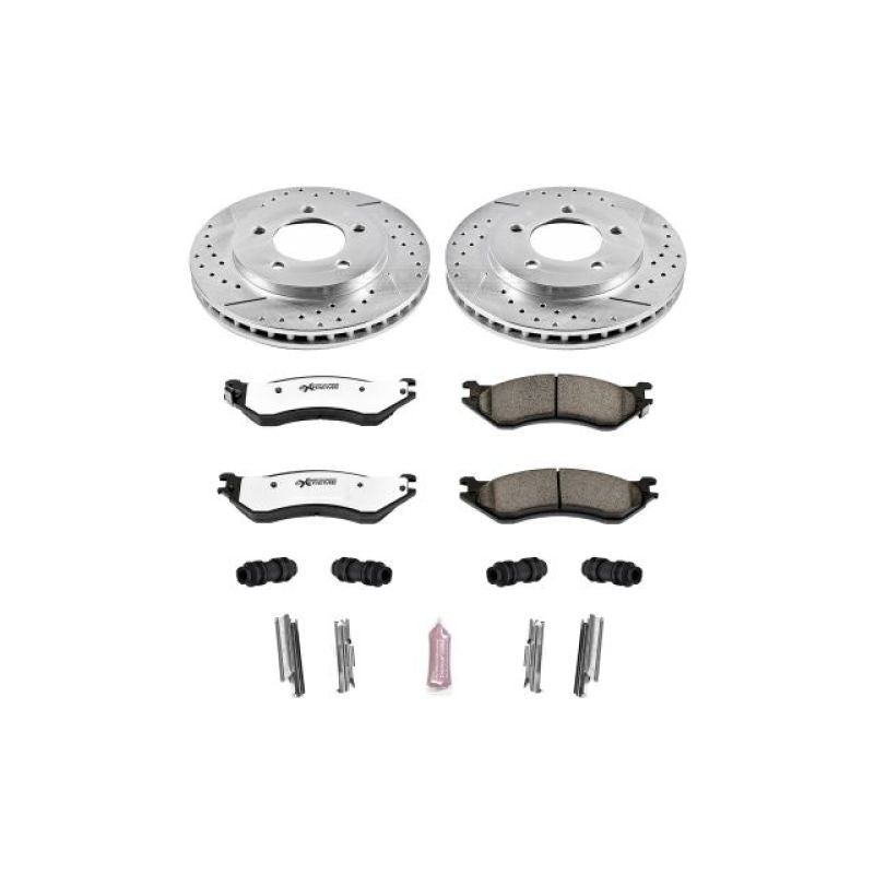 Power Stop 97-02 Ford Expedition Front Z36 Truck & Tow Brake Kit Brake Kits - Performance D&S PowerStop