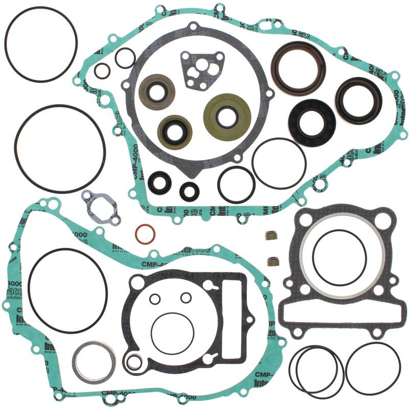 Vertex Gaskets 97-99 Yamaha YFM350FW Big Bear Complete Gasket Kit w/ Oil Seals Engine Hardware Vertex Pistons