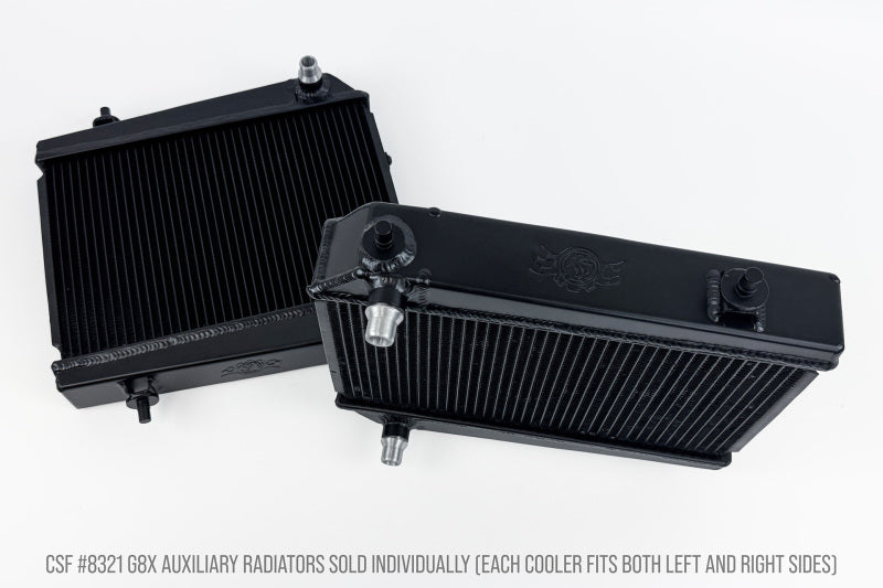 CSF BMW G8X M3/M4/M2 High-Performance Auxiliary Radiator - Single Radiator Radiators CSF