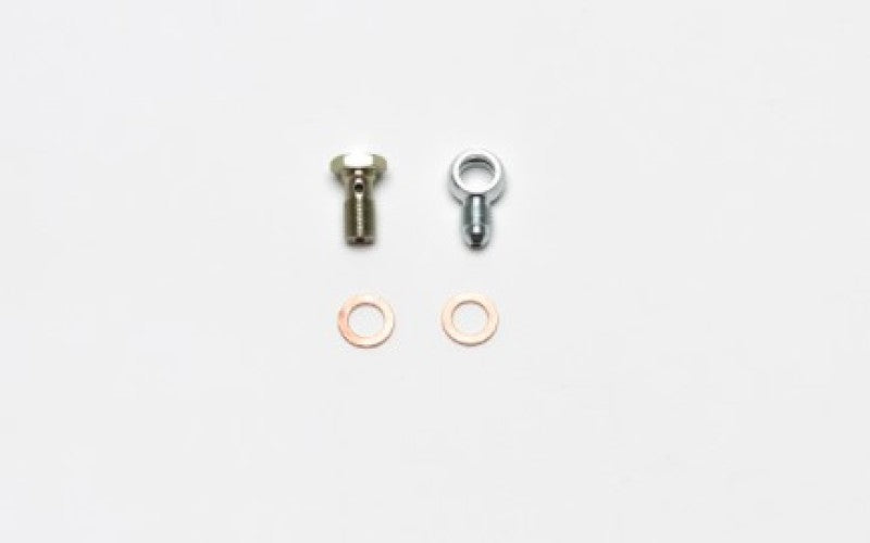 Wilwood Fitting Kit -3 Male w/ 3/8-24 Banjo Bolt (For Banjo Outlet Master Cylinders) Brake Hardware Wilwood