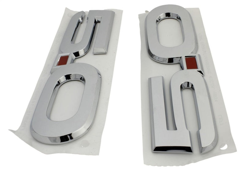 Ford Racing 15-17 Ford Mustang 5.0L Fender Emblem Chrome Other Body Components Ford Racing
