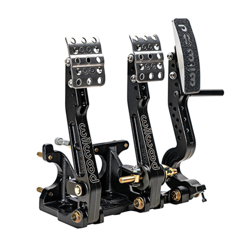Wilwood Adjustable Balance Bar Brake, Clutch, Throttle - Floor Mount - 4.75-5.75:1 Pedals Wilwood