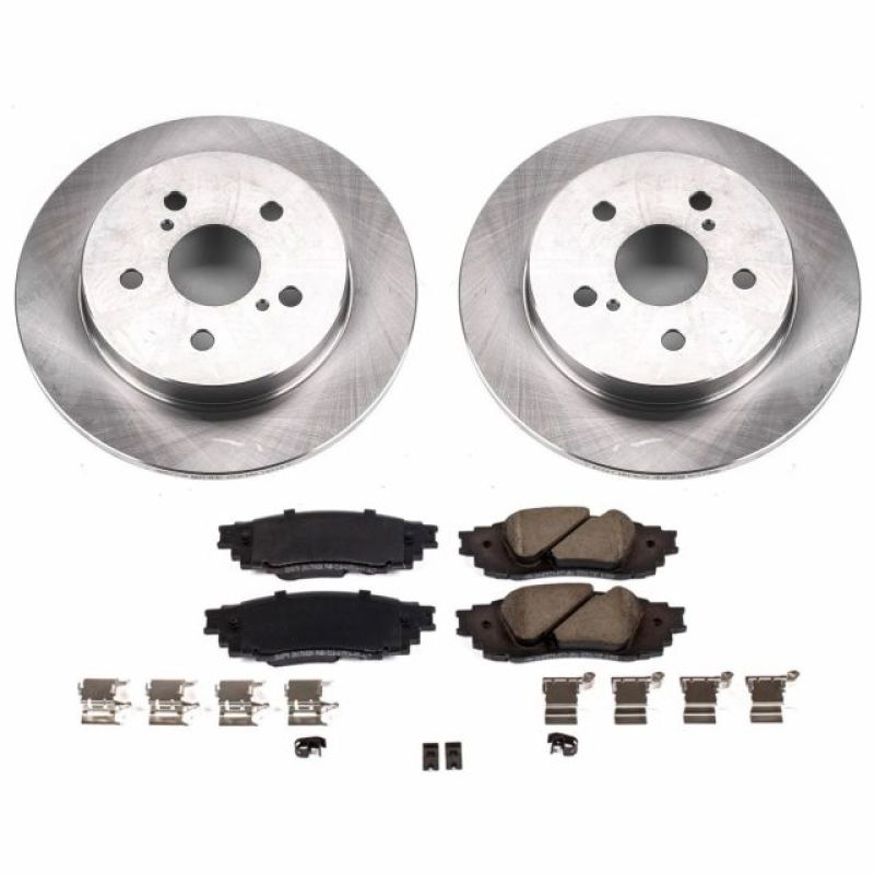 Power Stop 2019 Lexus ES350 Rear Autospecialty Brake Kit Brake Kits - OE PowerStop