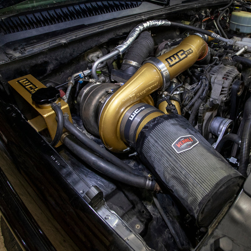 Wehrli 01-04 Duramax LB7 Twin Turbo Kit S400/Stock - Gun Metal Turbo Kits Wehrli