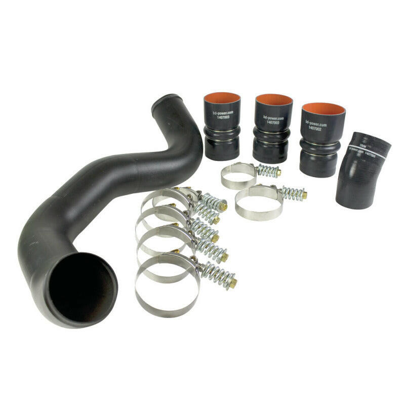 BD Diesel Intercooler Hose & Clamp Kit w/Intake Pipe - 2003-2007 Ford 6.0L PowerStroke Intercooler Pipe Kits BD Diesel