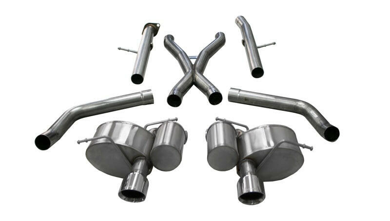 Corsa 2012-2021 Jeep Grand Cherokee SRT 2.75in Dual Rear Xtreme Cat-Back Exhaust Catback CORSA Performance