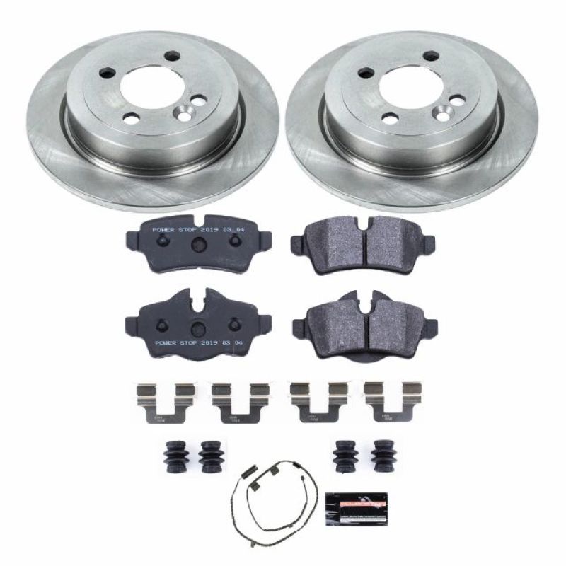 Power Stop 07-08 Mini Cooper Rear Track Day SPEC Brake Kit Brake Kits - Performance Blank PowerStop