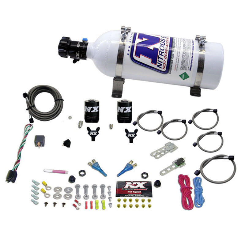 Nitrous Express 08-10 Dodge Viper EFI Dual Nozzle (100-300HP) w/5lb Bottle Nitrous Systems Nitrous Express
