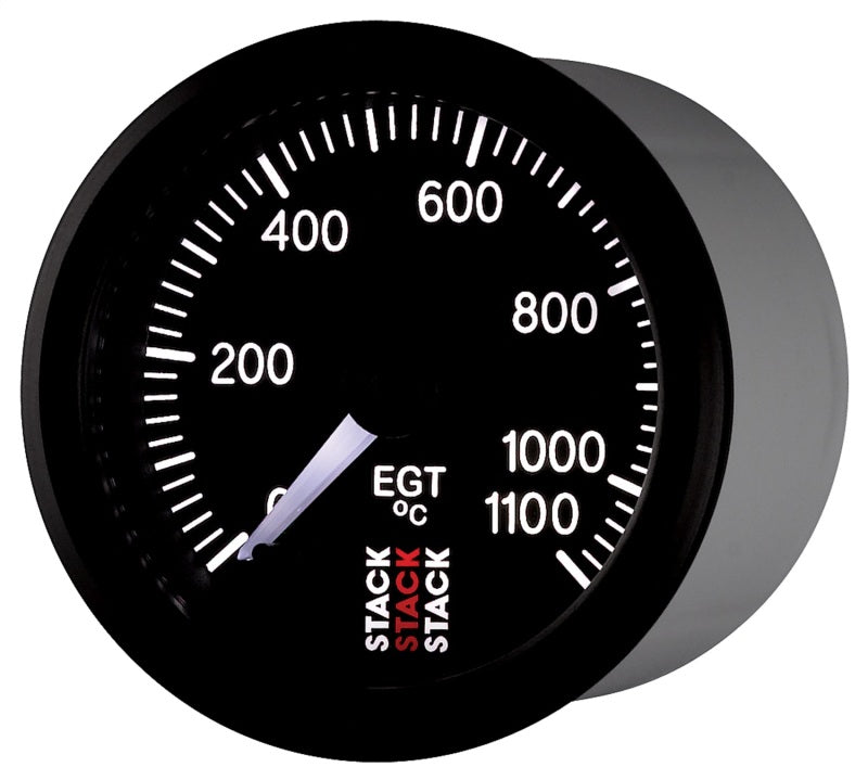 Autometer Stack 52mm 0-1100 Deg C Pro Stepper Motor Exhaust Gas Temp Gauge - Black Gauges AutoMeter