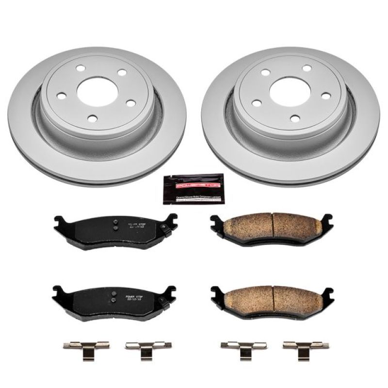 Power Stop 07-09 Chrysler Aspen Rear Z17 Evolution Geomet Coated Brake Kit Brake Kits - Performance Blank PowerStop