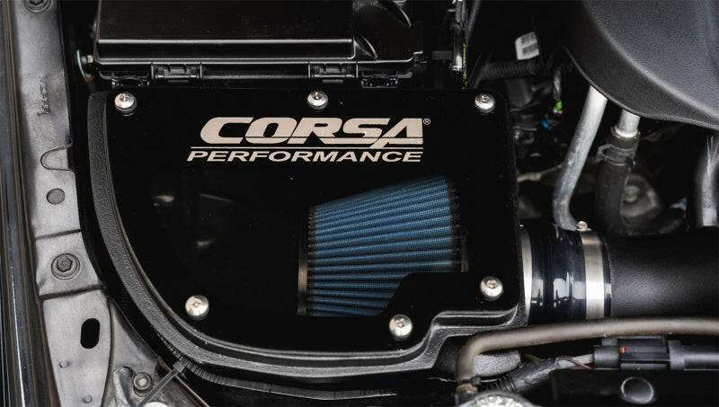 Corsa 2012-2018 Jeep Wrangler JK 3.6L V6 Cold Air Intake with MaxFlow 5 Oiled Filter Cold Air Intakes CORSA Performance