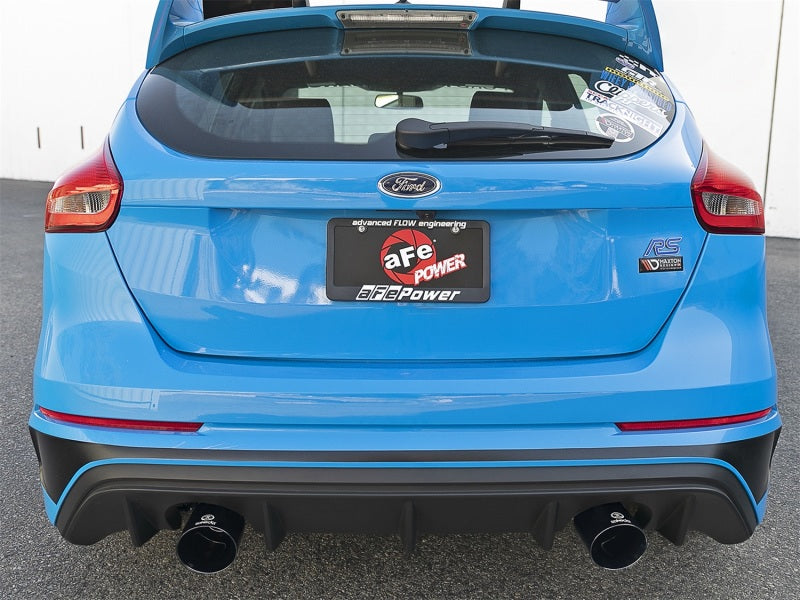aFe Takeda 3in 304 SS Cat-Back Exhaust System w/ Black Tips 16-18 Ford Focus RS I4-2.3L (t) Catback aFe