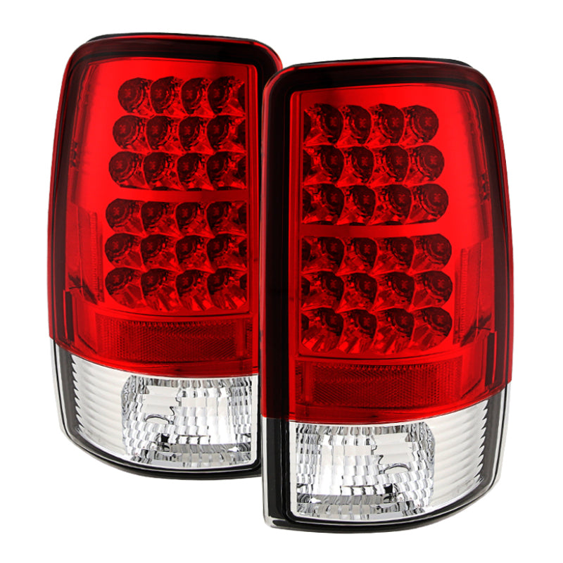 Spyder Chevy Suburban/Tahoe 1500/2500 00-06 LED Tail Lights Red Clear ALT-YD-CD00-LED-RC Tail Lights SPYDER