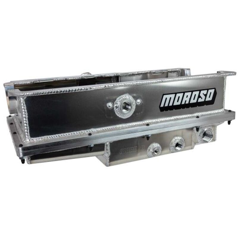 Moroso SBF 351W 2 Piece External Wet Sump -16AN Aluminum Oil Pan Oil Pans Moroso