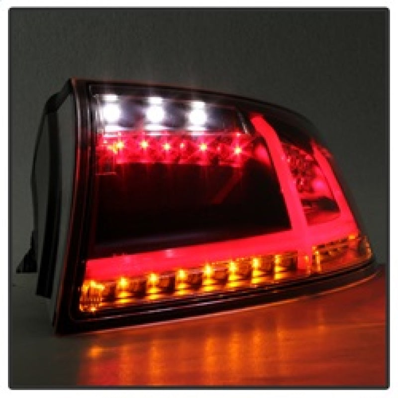 Spyder Audi TT 07-12 LED Tail Lights Black ALT-YD-ATT07-LED-BK Tail Lights SPYDER