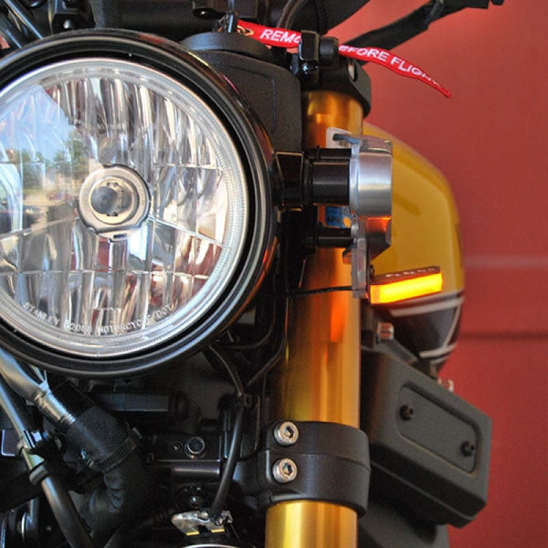 New Rage Cycles 16-21 Yamaha XSR 900 Front Turn Signals w/Load EQ Lights Corner New Rage Cycles