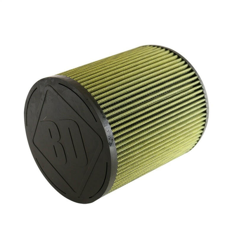 BD Diesel High Flow Washable Air Filter 4in Inlet Scorpion Turbo Kits Air Intake Components BD Diesel