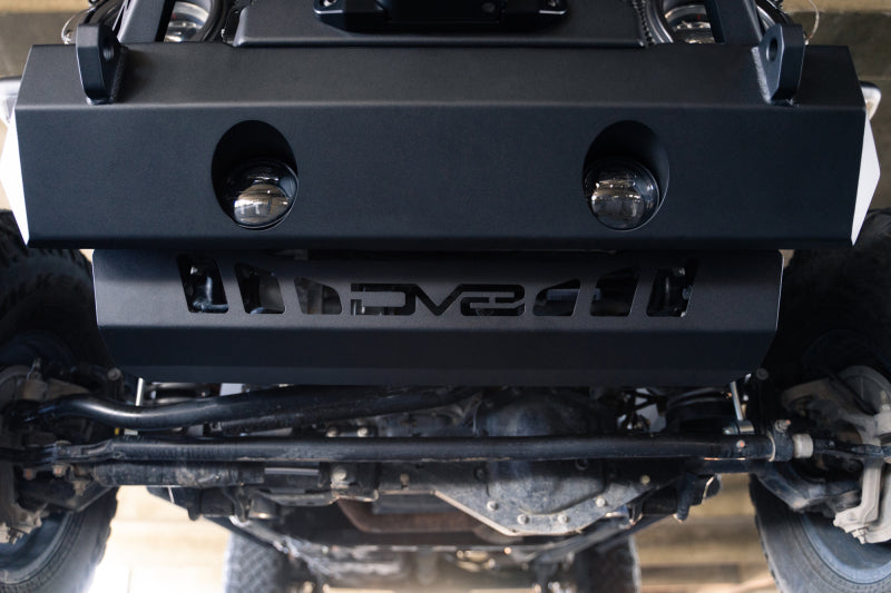 DV8 Offroad 18-23 Jeep Wrangler JL/JT Front Bumper Sway-Bar Disconnect Motor Skid Plate Skid Plates DV8 Offroad