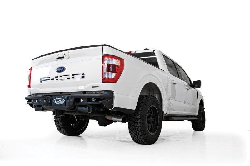 Addictive Desert Designs 21-23 Ford F-150 PRO Bolt-On Rear Bumper w/ Back-up Sensor Cutouts Bumpers - Steel Addictive Desert Designs