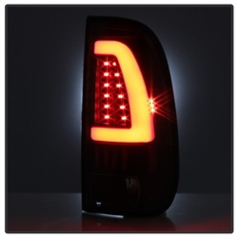 xTune Ford F150 Styleside 97-03 Light Bar LED Tail Lights - Black ALT-ON-FF15097-LBLED-BK Tail Lights SPYDER
