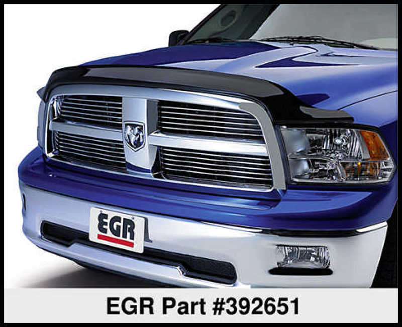 EGR 09+ Dodge Ram Pickup Aerowrap Hood Shield (392651) Hood Deflectors EGR