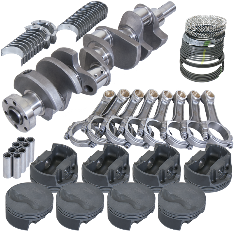 Eagle Ford 289/302 3.400in Crank 5.400in I-Beam Rods -6cc Flat Top 4.125in Pistons Rotating Assembly Rotating Assemblies Eagle