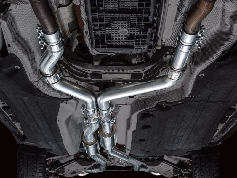 AWE Tuning 2020+ Ford Explorer ST Touring Edition Exhaust w/ Chrome Silver Tips Catback AWE Tuning