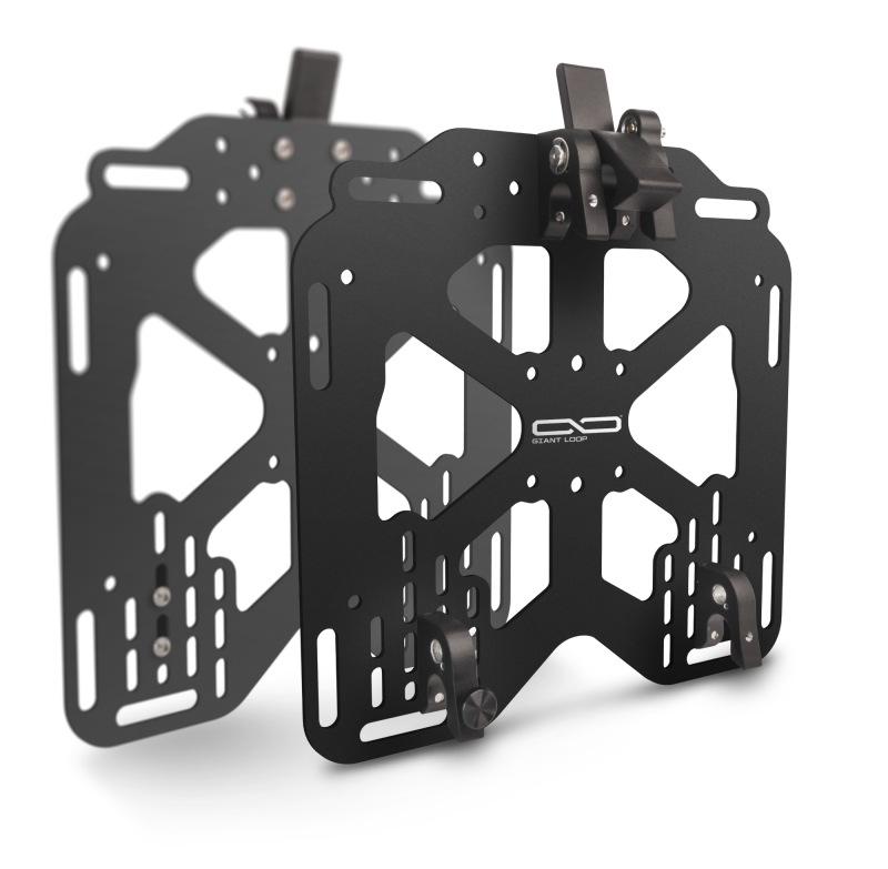 Giant Loop Pannier Mounts - 18mm Round Tubing Hangers - Black Bags - Luggage & Travel Giant Loop