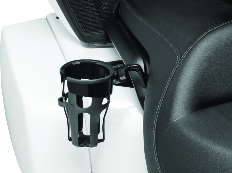 Kuryakyn Reflex Drink Holder 18 and Up GL1800 Passenger Mount Black Cup Holders Kuryakyn