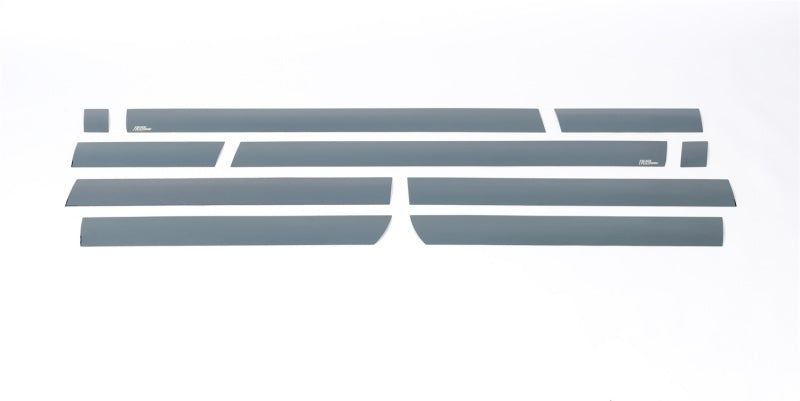 Putco 15-19 Chevy Silverado HD - Double Cab - 8ft Long Box 10pcs Black Platinum Rocker Panels Body Armor & Rock Rails Putco